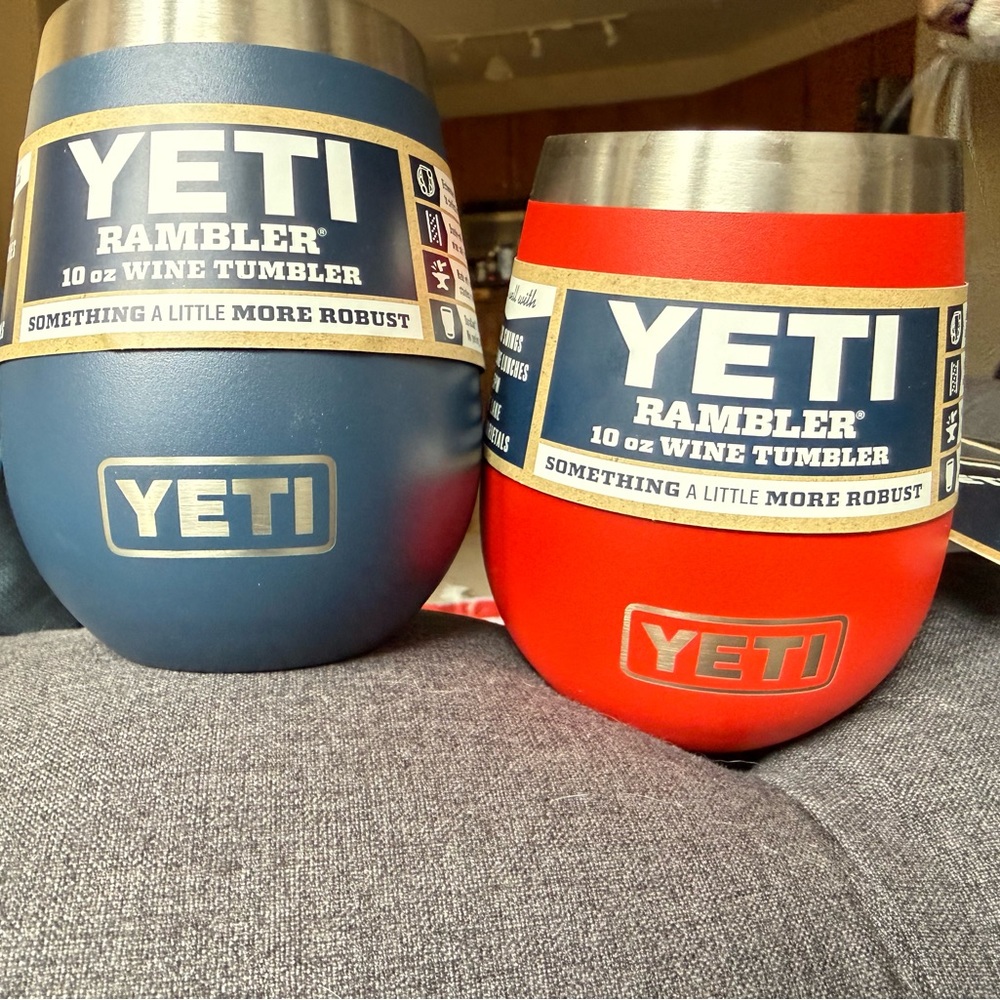 YETI Wine Tumblers with magnetic slide lids